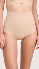 NEW! $38 COMMANDO CONTROL TOP THONG UNDERWEAR BEIGE SZ L