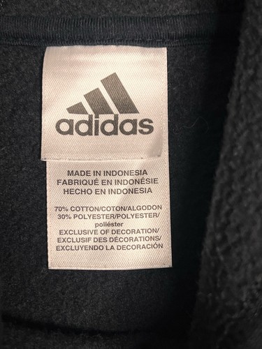 Adidas Pullover Crop Hoodie Little Girls Size Large Black And Multicolored  - Picture 12 of 12