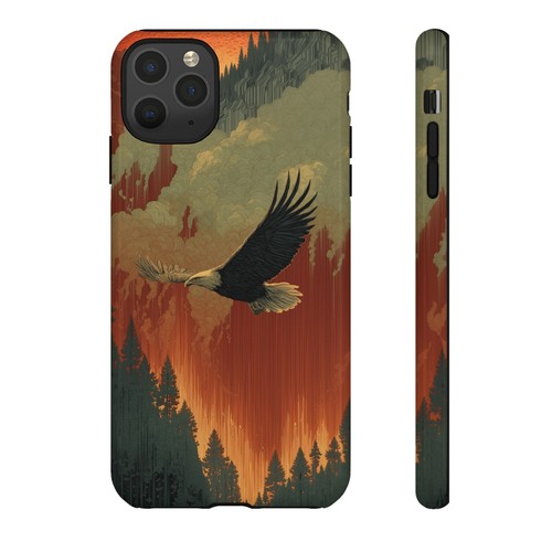 For iPhone | Samsung Galaxy | Pixel Phone Case - Eagle Soaring Wilderness Sunset - 第 114/239 張圖片