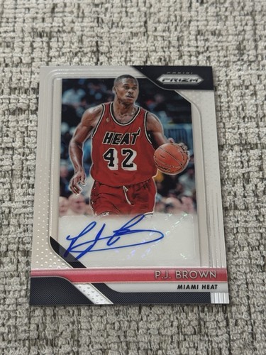 2018-19 P.J. Marrón Panini Prizm Veteran Auto #S-PJB - Imagen 1 de 2