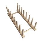  Wooden Rack Picture Frame Stands for Display Book Holder Decorative Plate