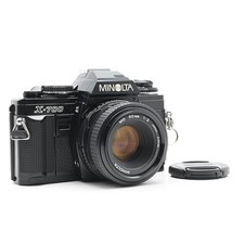 Minolta X-700 SLR Film Camera Kit w/ MD 50mm f2 Lens 805