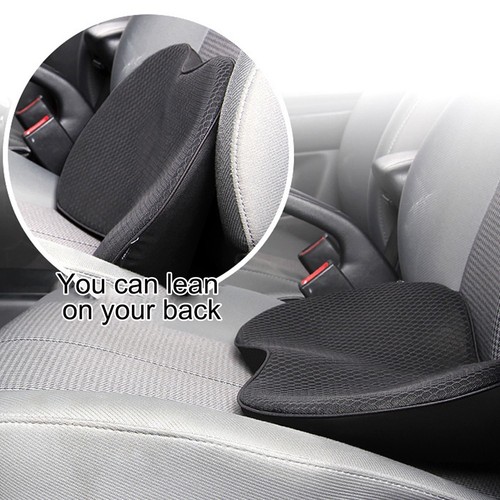 Breathable Fabric Car Seat Cushion For Long Drives Improved Posture Support