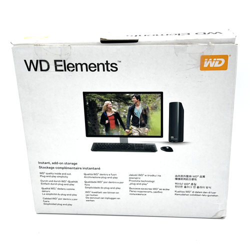 Western Digital 14TB WD Elements Desktop External Hard Drive-WDBWLG0140HBK - Picture 5 of 11