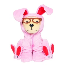 Raising Cane’s A Christmas Story Pink Bunny Puppy Dog Plush Collectible