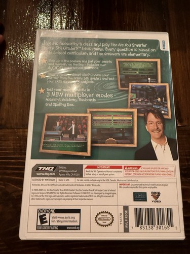 Are You Smarter Than a 5th Grader Fai il grado (Nintendo Wii, 2008) - Completo - Foto 4 di 4