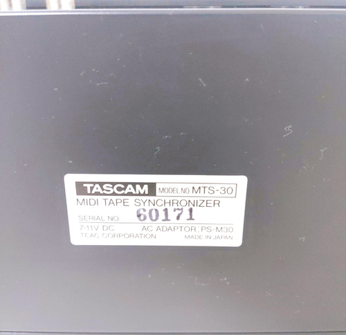 TASCAM MTS-30 MIDI TAPE SYNCHRONIZER TEAC Professional DC IN 9V - Bild 8 von 10