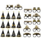  Party Brillen Partybrille Neujahrsfoto -Requisiten Neujahrsbrille