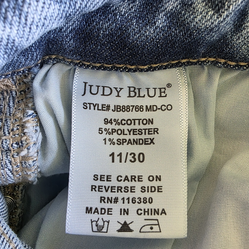 Judy Blue 11/30 High Rise Wide Leg Flare Jeans Denim Stretch Front Seam JB88766 - Bild 5 von 24