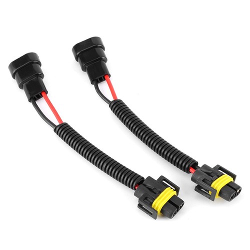 Car 2Pcs 9005/9006 Male To H11 Female Bulbs Adapter Conversion Wire Connector^UK - Picture 3 of 12
