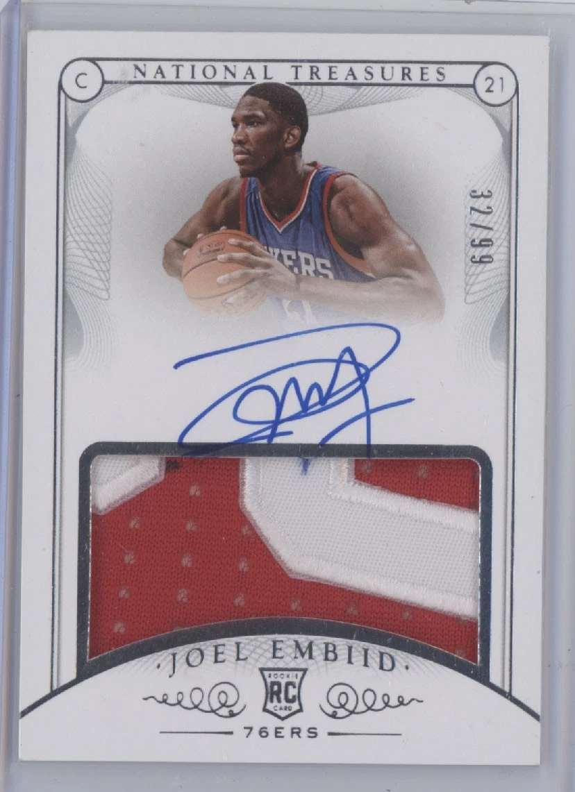 Joel Embiid Basketball Sports Trading Cards & Accessories