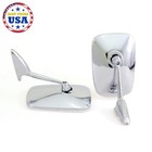 FIT DATSUN NISSAN CHROME DOOR OR FENDER MIRROR SET WAGON 720 620 520 320 220 UTE