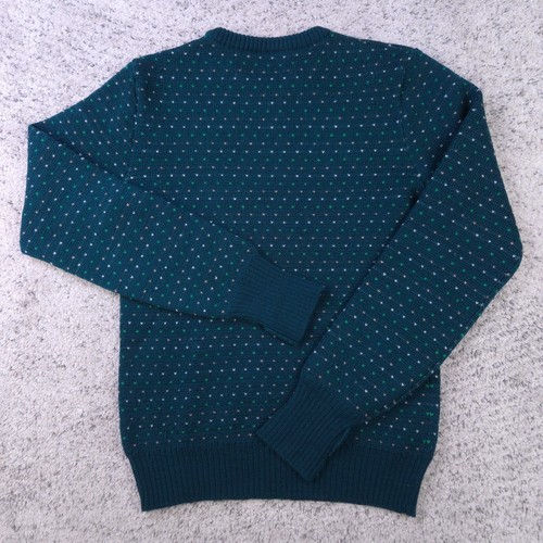 Vintage Susan Bristol Pullover Damen Größe 34 Wollpullover Rundhals Grün Strick GUC - Bild 2 von 8