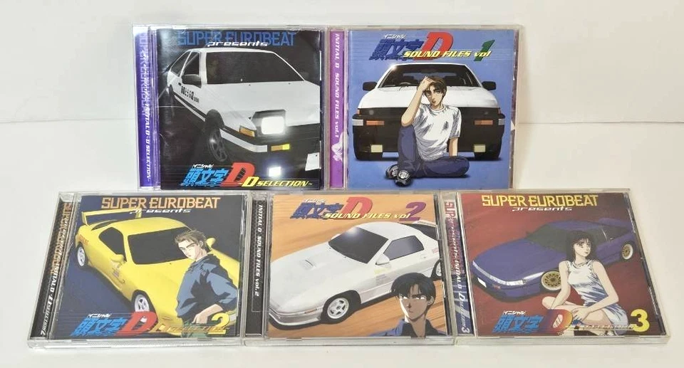 Super Eurobeat initial D Presents selection 5 CD D-Selection Set of 5