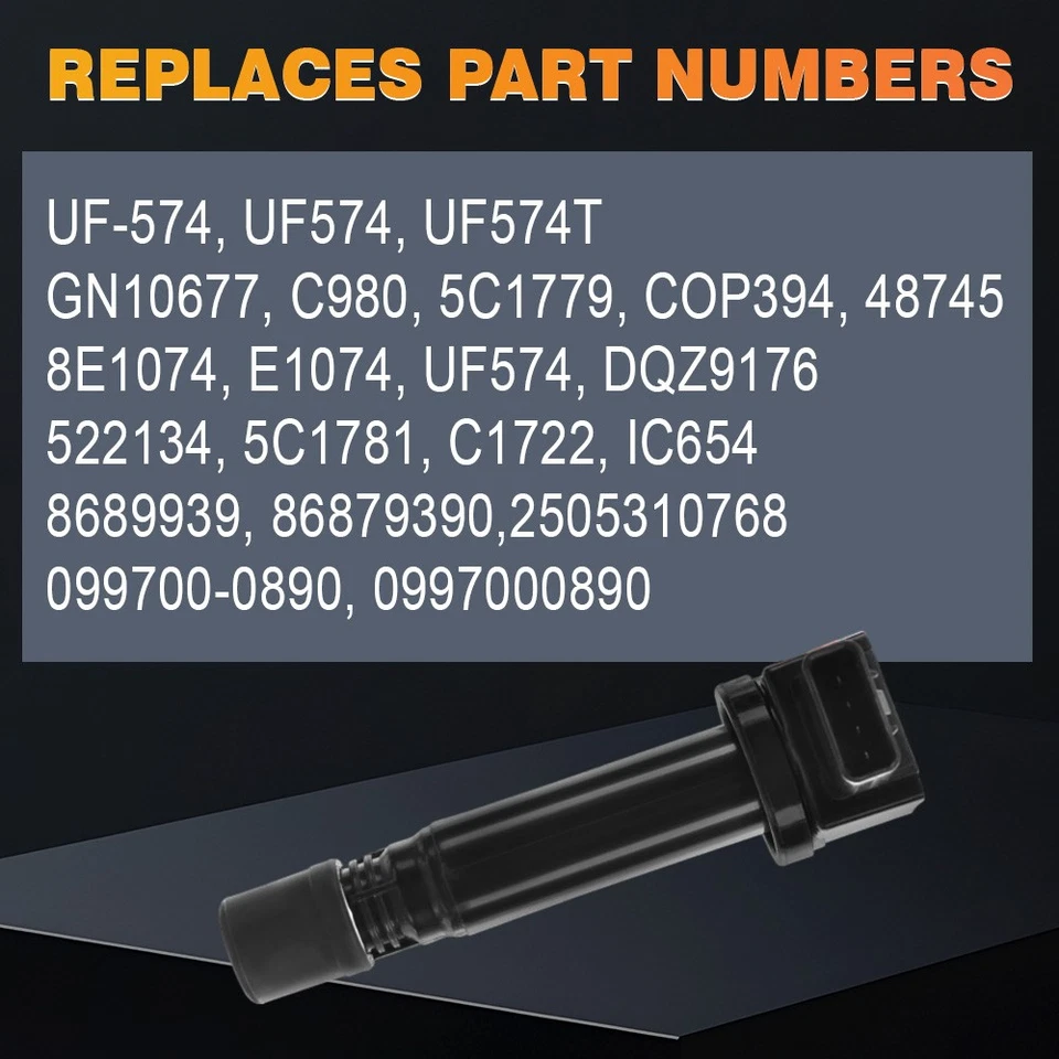 Ignition Coil Pack For Volvo S80 V8 4.4L 2007-2010 XC90 V8 4.4L 2005-2011 - image 2 of 4