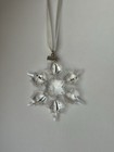 Swarovski Austria Crystal Christmas Ornament 2010 Annual Star Snowflake- No Box