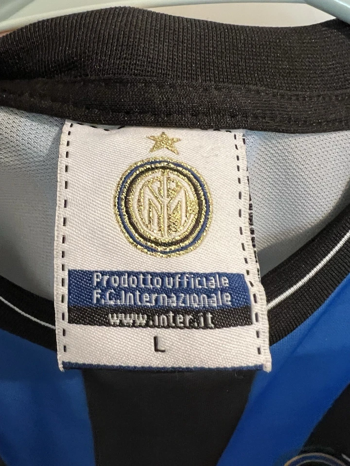 Camiseta deportiva retro local Inter de Milán 2009-10 Samuel Eto'o #9 azul Foto 3 de 3