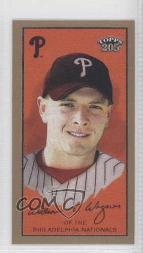 2003 Topps 205 Sovereign Back Mini Black Billy Wagner #289 HOF