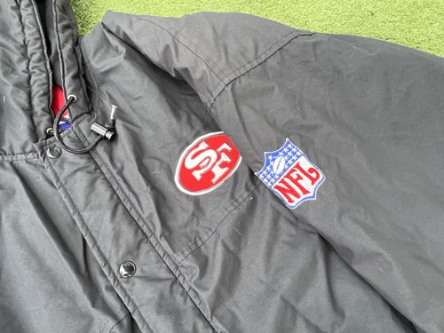 Vintage San Francisco 49ers Jacke Herren XL schwarz rot NFL Football Starter 90s - Bild 8 von 15
