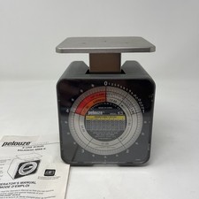 Pelouze K5 Postal Scale 5lb x 1/2oz Mechanical Shipping Accurate Manual Vintage