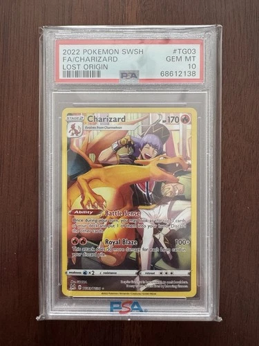 Charizard TG03/TG30 PSA 10 SWSH Lost Origin Trainer Gallery