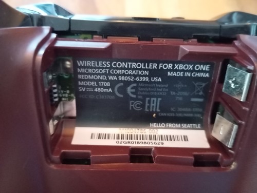 Original Xbox One Controller Gears of War 4 Crimson Omen Limited Edition - Bild 13 von 13