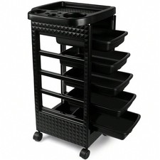 Salon Trolley Cart With Wheels And 5 Drawers,Salon Rolling Cart For Extra-ZengA