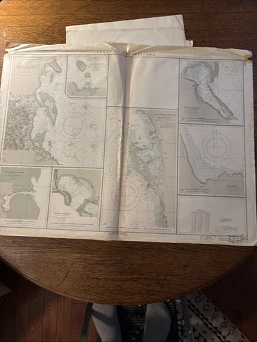 1963 plans in the Red Sea nautical chart