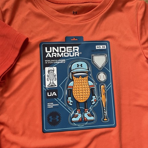Boys Size 5 Under Armor Bundle Baseball Orange Blue And Grey NEW - Picture 3 of 10