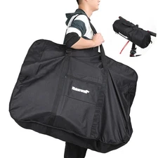26" Bike Transport Bag Large Folding Bicycle Storage Carry Case Travel Luggage