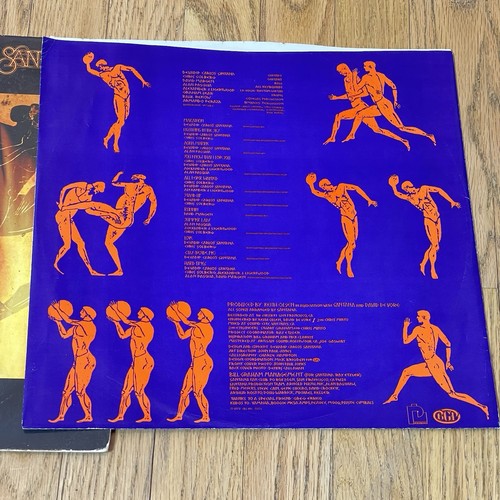 SANTANA - MARATHON LP VINYL RECORD ALBUM *Moderately Warped* - Picture 3 of 5