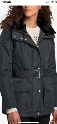 womens barbour coat navy size 16