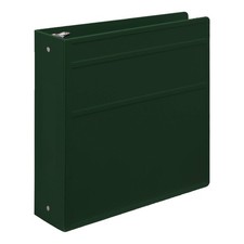 Carstens 3-Inch Heavy Duty 3-Ring Binder - Side Opening, Forest Green, Durabl...
