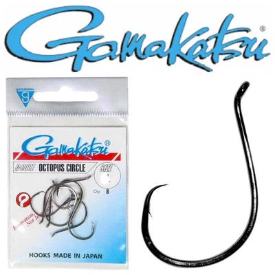 Gamakatsu Octopus Circle Hook Gr. 8-8/0 Kreishaken Meeres Naturköder Haken - Bild 1 von 4
