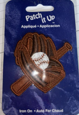 Baseball Glove Iron-on Applique Patch by Patch It Up-NEW