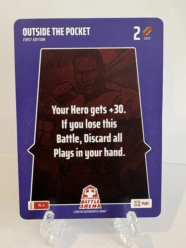 Bo Jackson Battle Arena Alpha Update #PL-4 Outside The Pocket SSP Paper Play