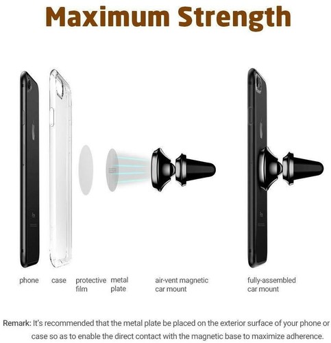 Téléphone Support For Voiture Magnétique Sortie D'Air Google Pixel 9A 9 Pro XL - Photo 5 sur 16