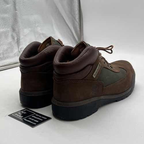 Size 10 - Men's Timberland Field Waterproof Mid Boots TB-0A18A6-D47 Brown Nubuck - Picture 5 of 8