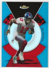 2005 Topps Finest Blue Refractor Plaxico Burress #87 289/299