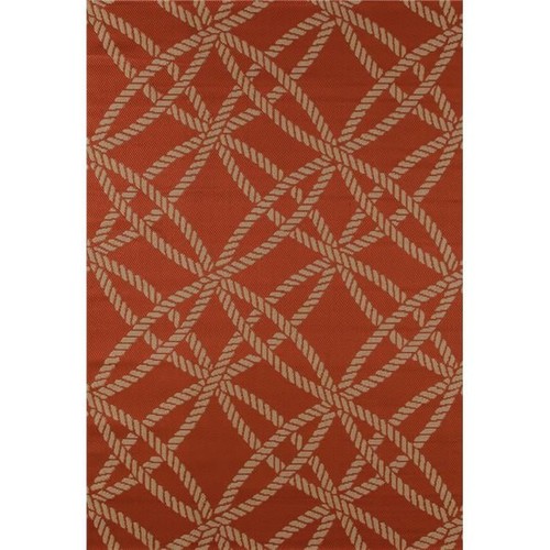 Art Carpet 30034 3 x 4 ft. Plymouth Collection Roped Flat Woven Indoor & Outd... - 第 1/1 張圖片