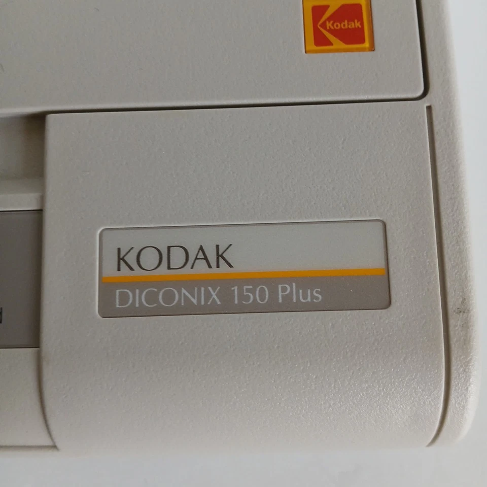 Vintage Kodak Diconix 150 Plus Portable Printer With Adapter And Cable W/Bag  - Image 2 of 4