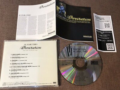 AL HAIG Invitation JAPAN CD TOCJ-6899 w/OBI+PS BOOKLET 2007