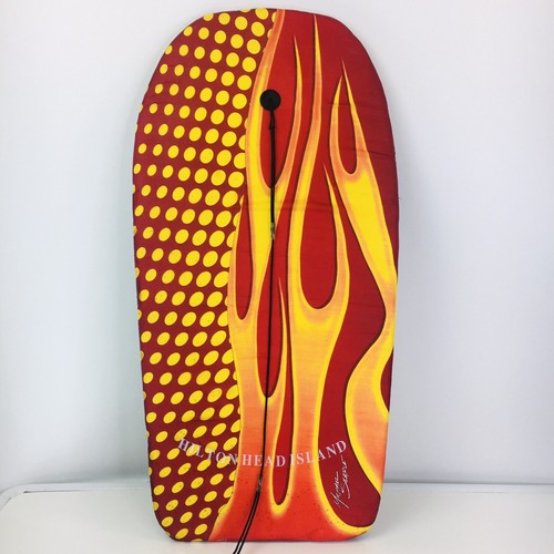Michael Searle Surf Board Skimboard Skim Surfing Flame Ankle Straps 36” - Picture 10 of 10
