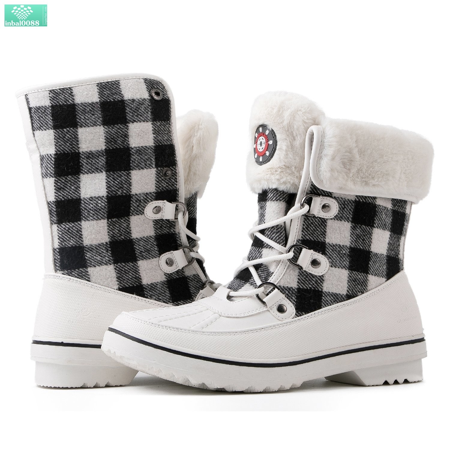 Women Shoe Winter Warm Fur Tall Boots Snow Rubber sole Waterproof Black size 9 Women Shoe Winter Warm Fur Tall Boots Snow Rubber sole Waterproof Black size 9