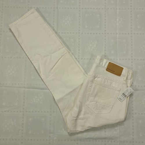 Pacsun Mens Jeans 30x30 White Slim Taper New with Tags NWT Distressed #j66 - Picture 2 of 16