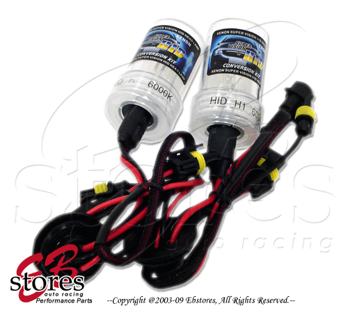Xenon HID Kit 2pcs 9005 4300K 35W High Beam White Replacement Conversion Bulbs - Picture 1 of 1
