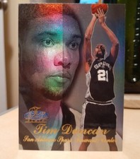 1997-98 TIM DUNCAN FLAIR *ROW 3* #5 ROOKIE RC WAKE FOREST SAN ANTONIO SPURS