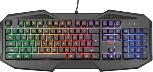 Trust GXT 830-RW Avonn Gaming Tastatur Rainbow Beleuchtung Keyboard DE QWERTZ - Bild 2 von 8