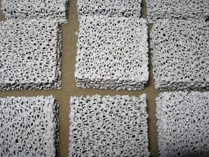 100-each-Selee-SE-FE-Iron-Steel-Ceramic-Foundry-Filter-50x50x22mm-Pore-15