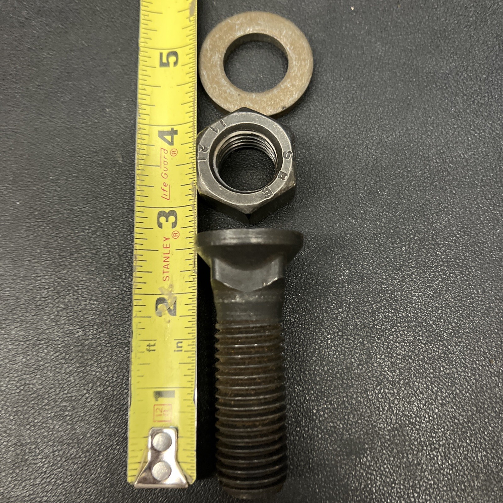 John Deere Bush Hog Blade Bolts 2.5 inches 3/8" washer Heavy duty. eBay